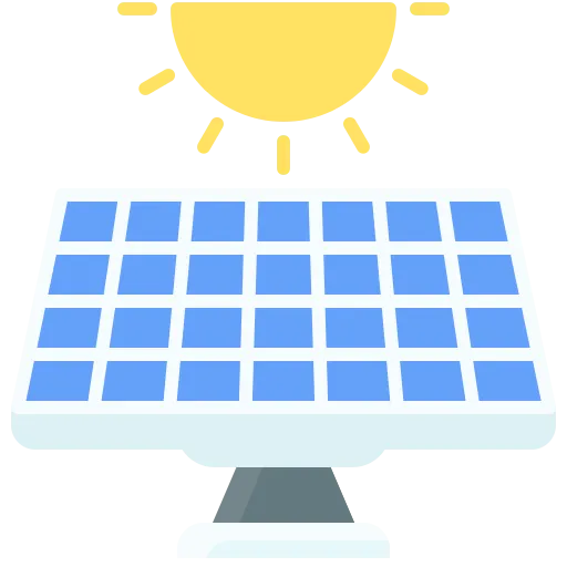 Top on grid solar power system